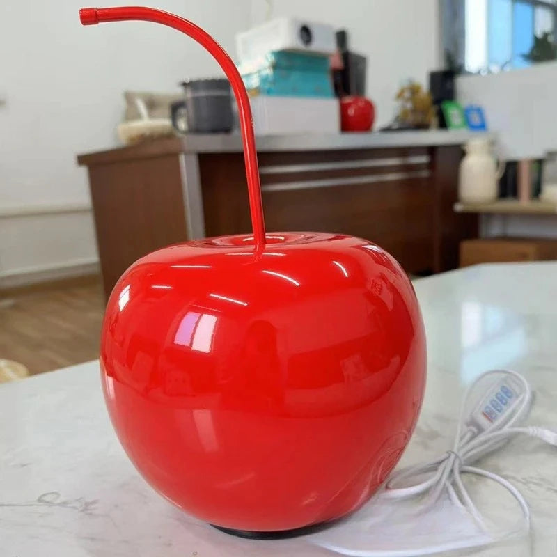 Lámpara de Noche USB Vidrio Cerezo
