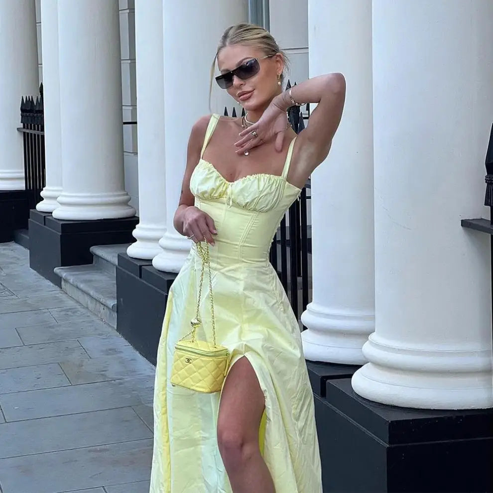 Vestido Midi Estilo Corsé Floral — Silueta Ajustada Vintage