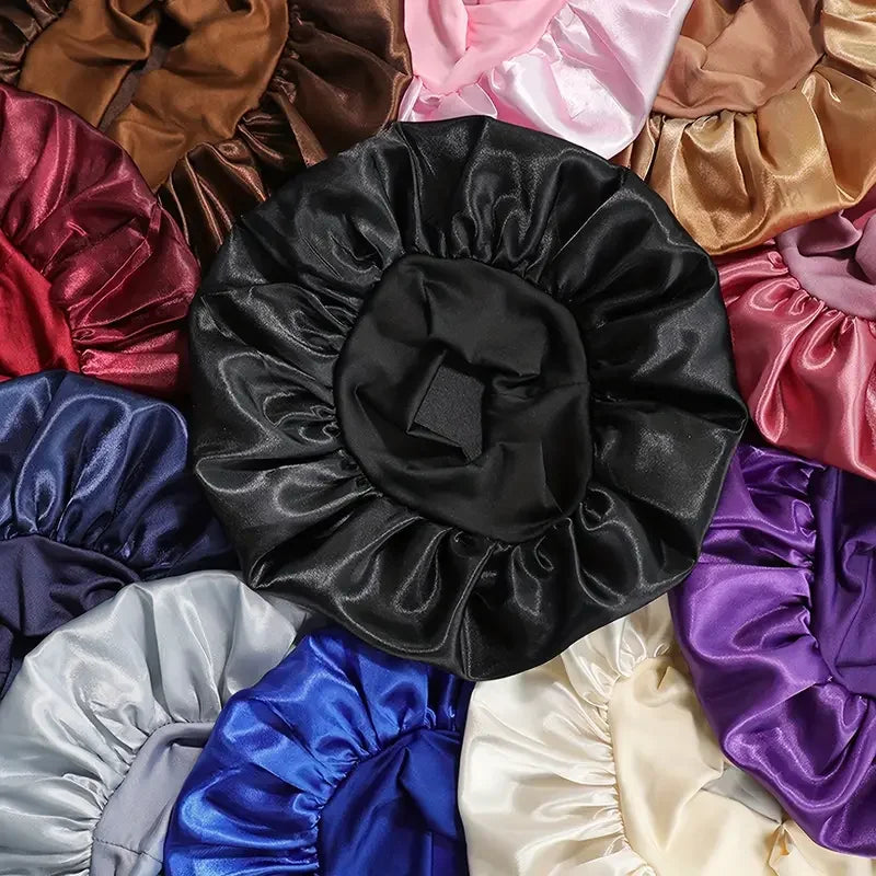 Gorro de Ducha de Satén — Ala Ancha
