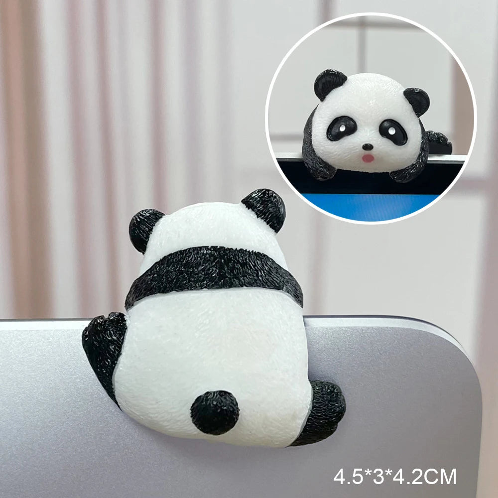 Adorno Decorativo para Monitor Panda y Conejo
