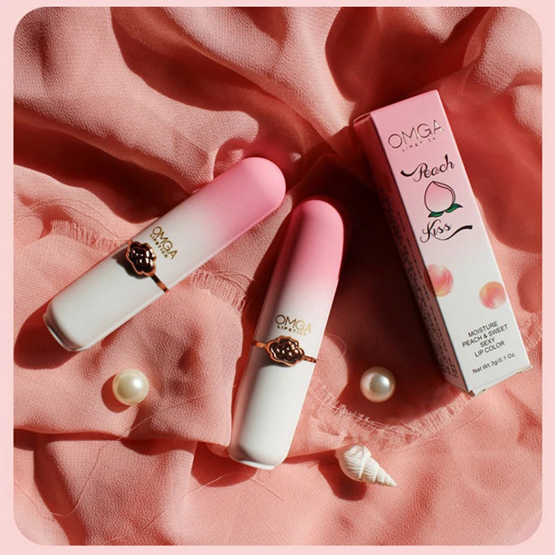 Labial de Gel Cambia Color — Efecto Durazno