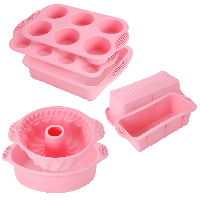 Set de Moldes de Silicona para Repostería