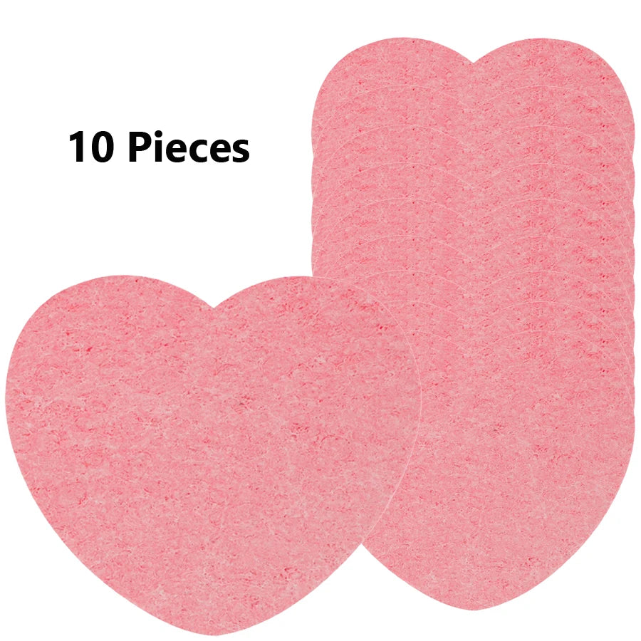 Esponjas Faciales de Celulosa Comprimidas — 10 Unidades