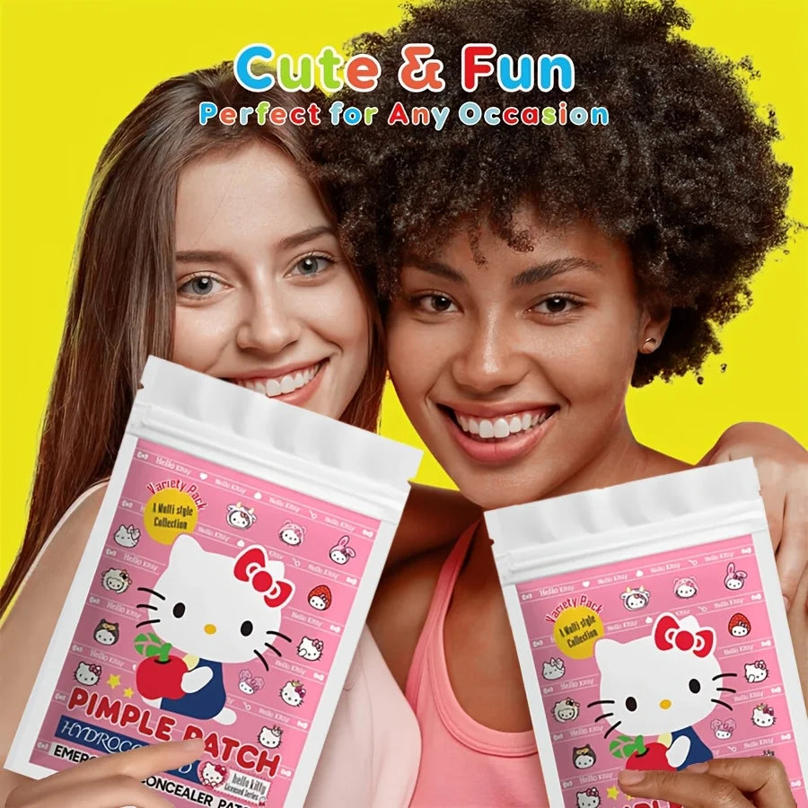 Parches Hidrocoloide Hello Kitty para Acné — 60 Unidades