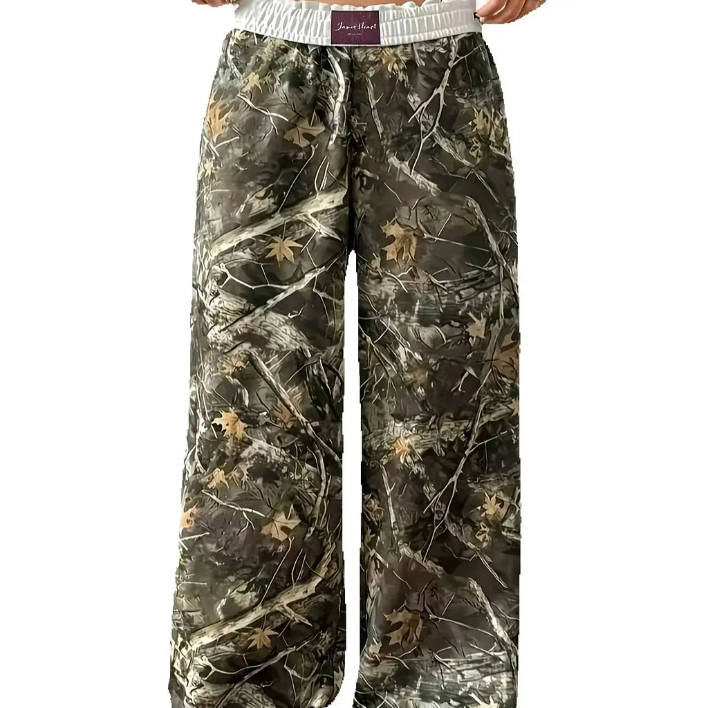 Pantalón Ancho Camuflado — Cómodo para el Día a Día