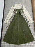 Vestido Midi a Cuadros Estilo Francés — Casual y de Oficina