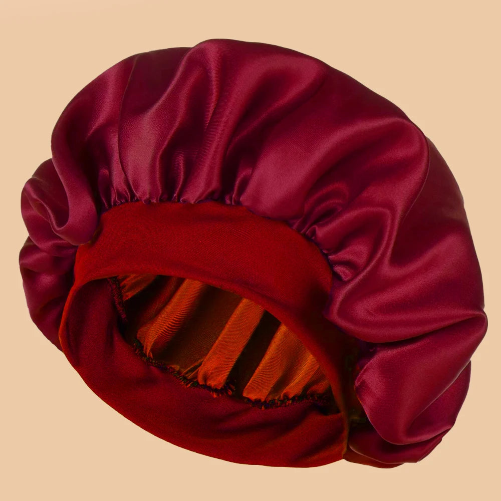 Gorro de Ducha de Satén — Ala Ancha