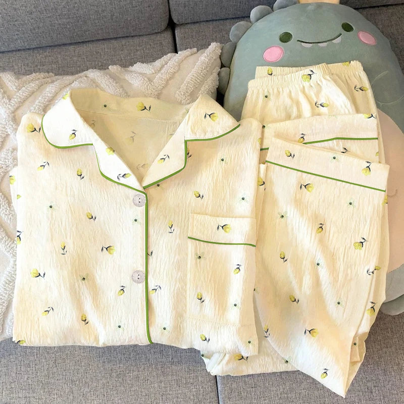 Set de Pijama Conejito Floral