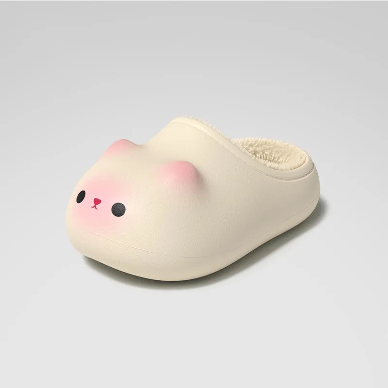 Pantuflas Diseño Gatito Kawaii