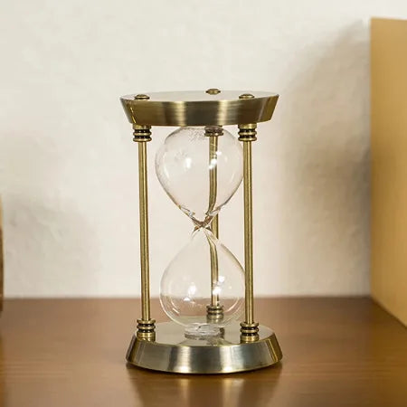 Reloj de Arena Retro Metálico