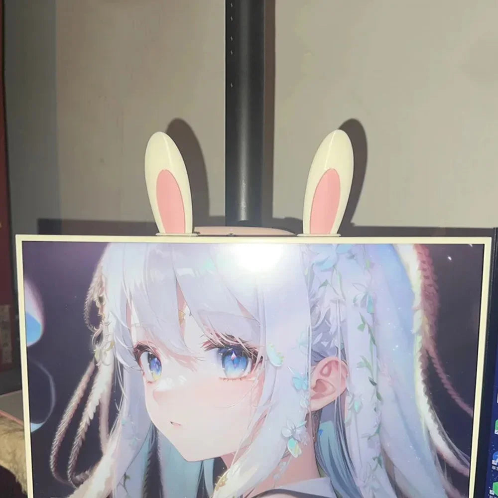 Orejas de Conejo Decorativas para Setup Gamer