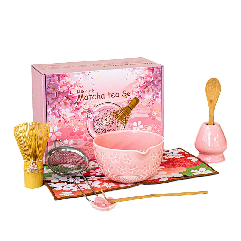 Set de Matcha con Batidor de Bambú