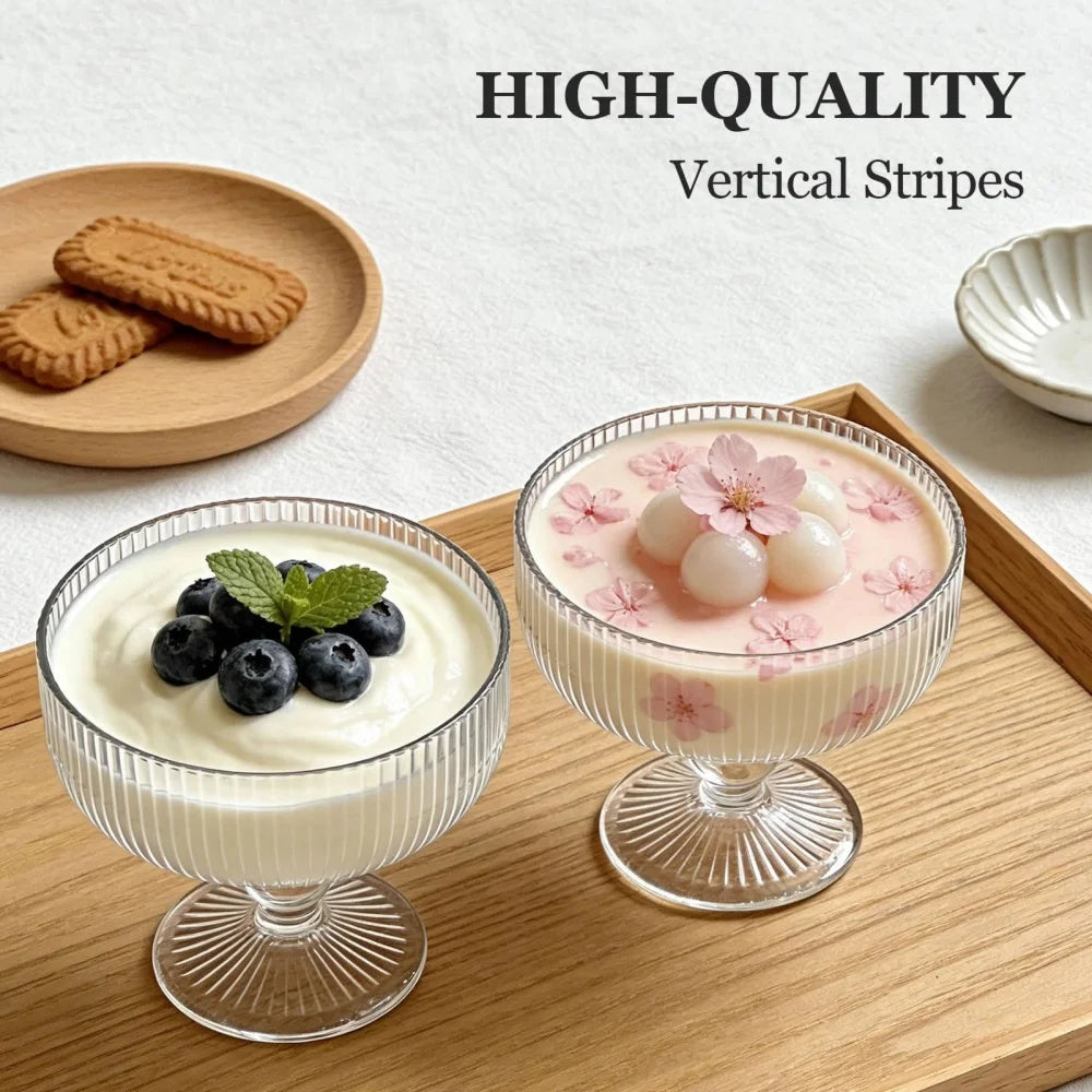 Set de 2 Copas para Postre Vintage