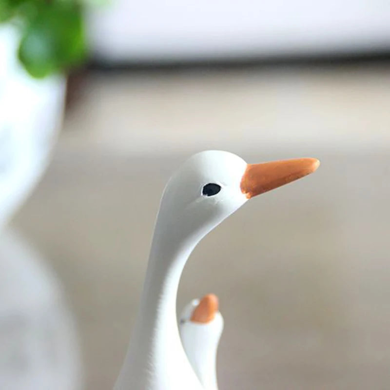 Figura Decorativa Pato y Patito