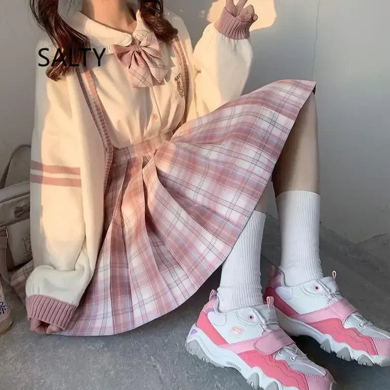 Cárdigan Oversize Bordado — Estilo Harajuku