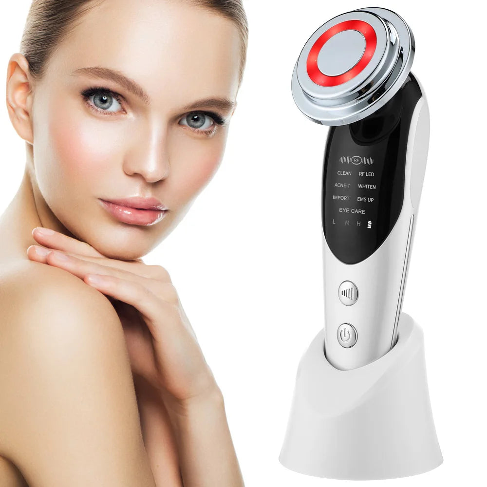 Dispositivo Facial 7 en 1 — Microcorriente y LED