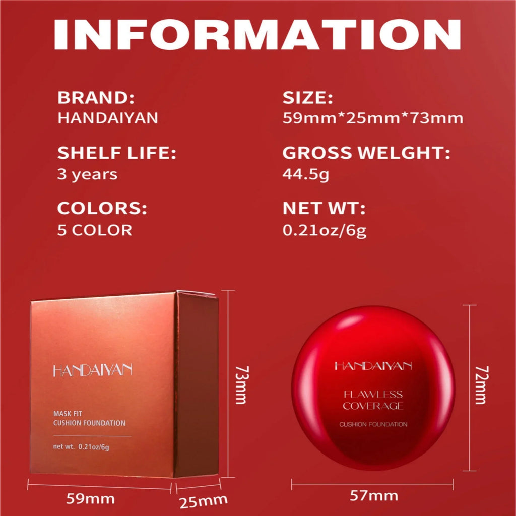 Base Cushion Coreana — Hidratante y Ligera