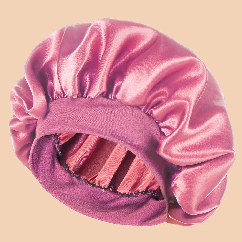Gorro de Ducha de Satén — Ala Ancha