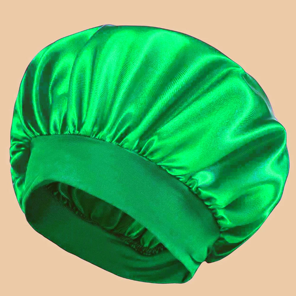 Gorro de Ducha de Satén — Ala Ancha
