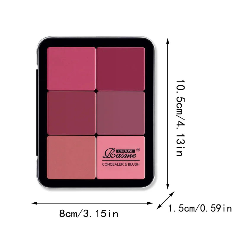 Paleta de 12 Colores Corrector y Rubor