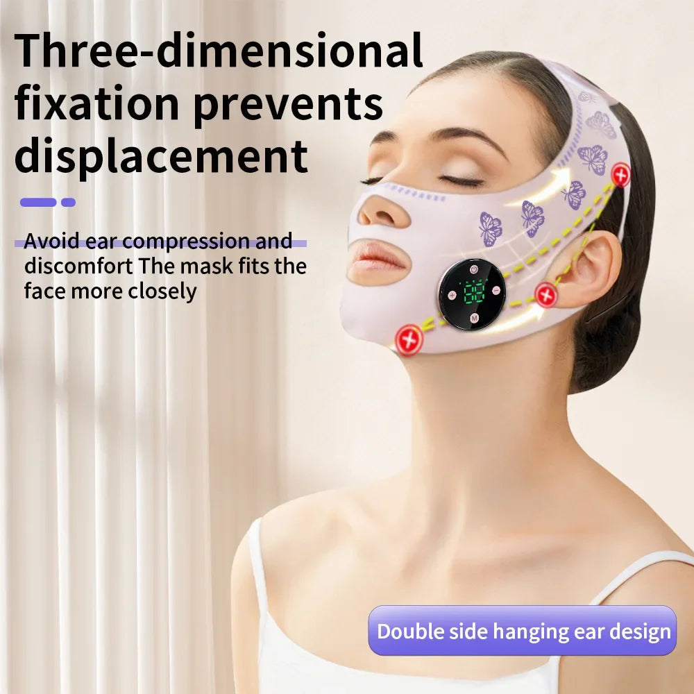 Mascarilla EMS Reafirmante Facial — Recarga USB