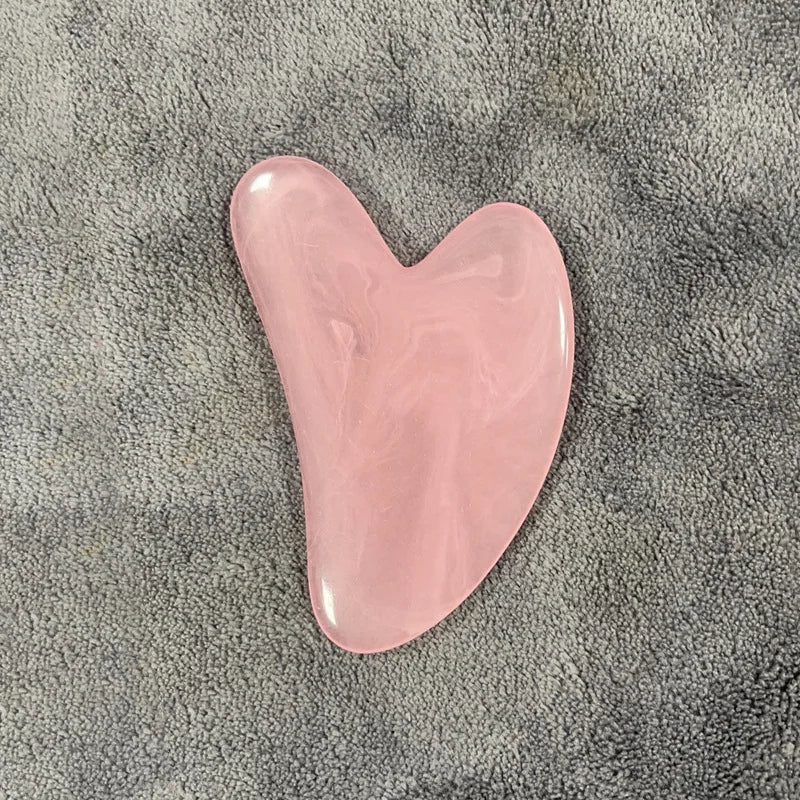Raspador Facial de Cera de Abeja — Forma de Corazón