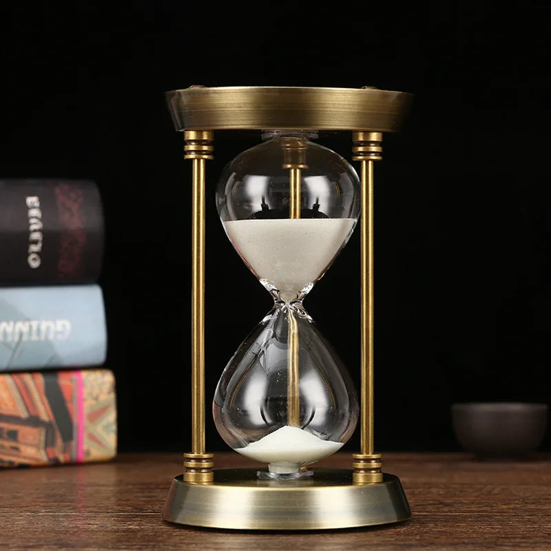 Reloj de Arena Retro Metálico