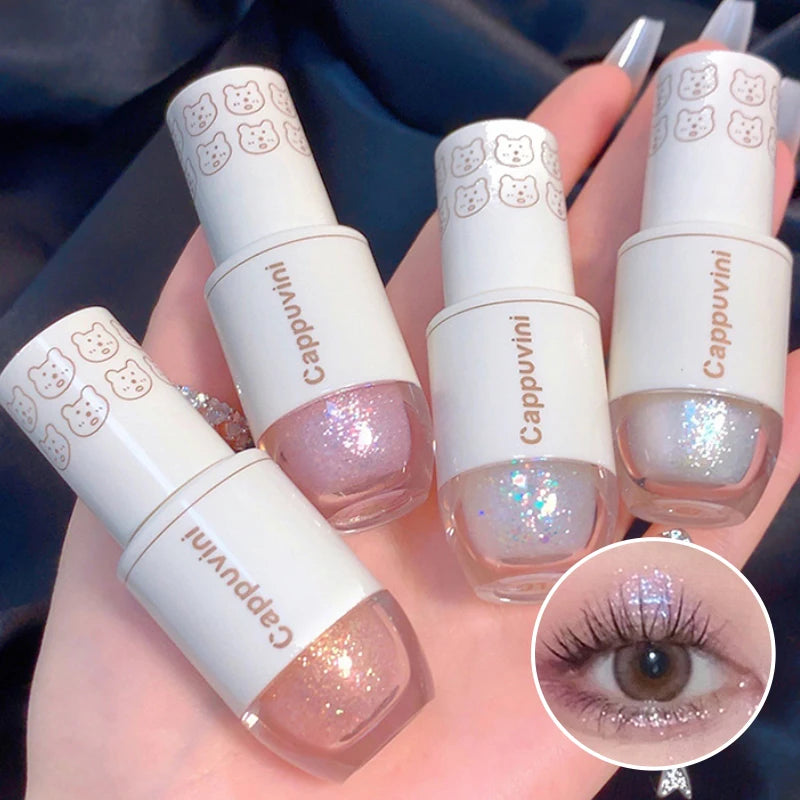 Sombra de Ojos Líquida con Brillo Perlado
