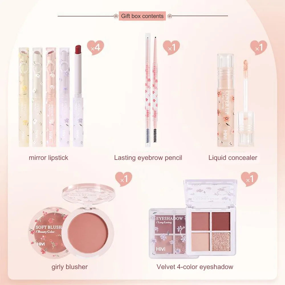 Set de Maquillaje de 8 Piezas