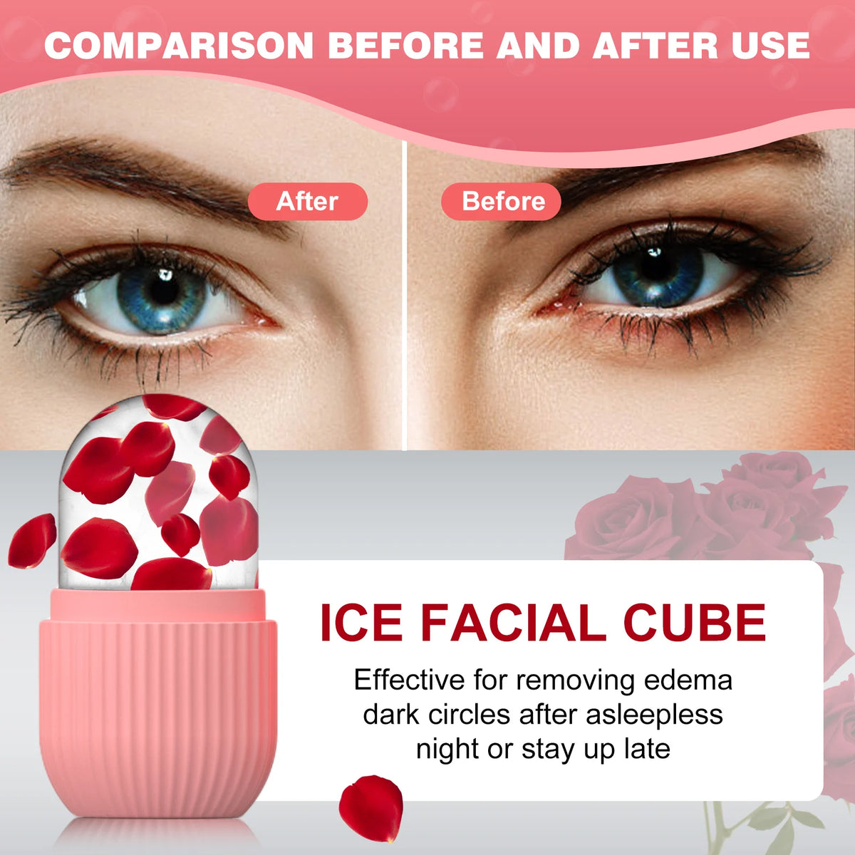 Molde de Silicona para Hielo Facial