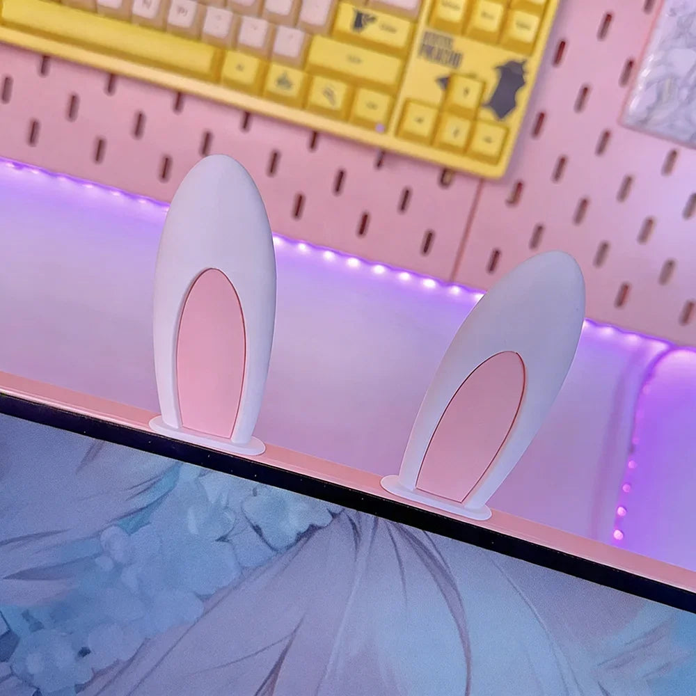 Orejas de Conejo Decorativas para Setup Gamer