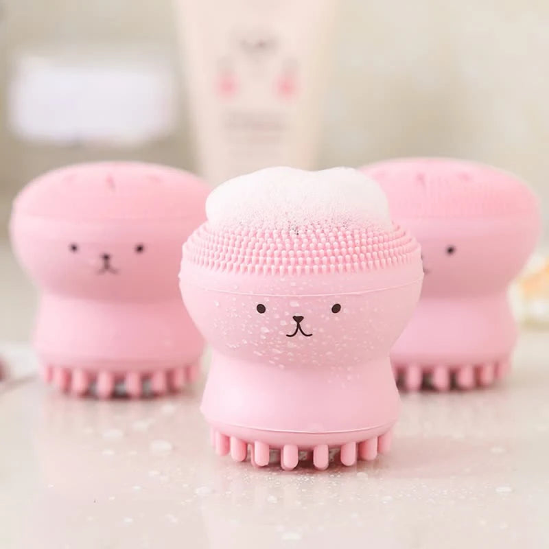Cepillo de Silicona para Limpieza Facial