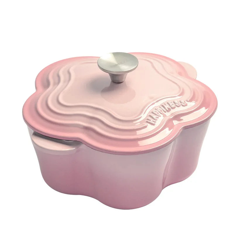 Olla Esmaltada Diseño Pétalo