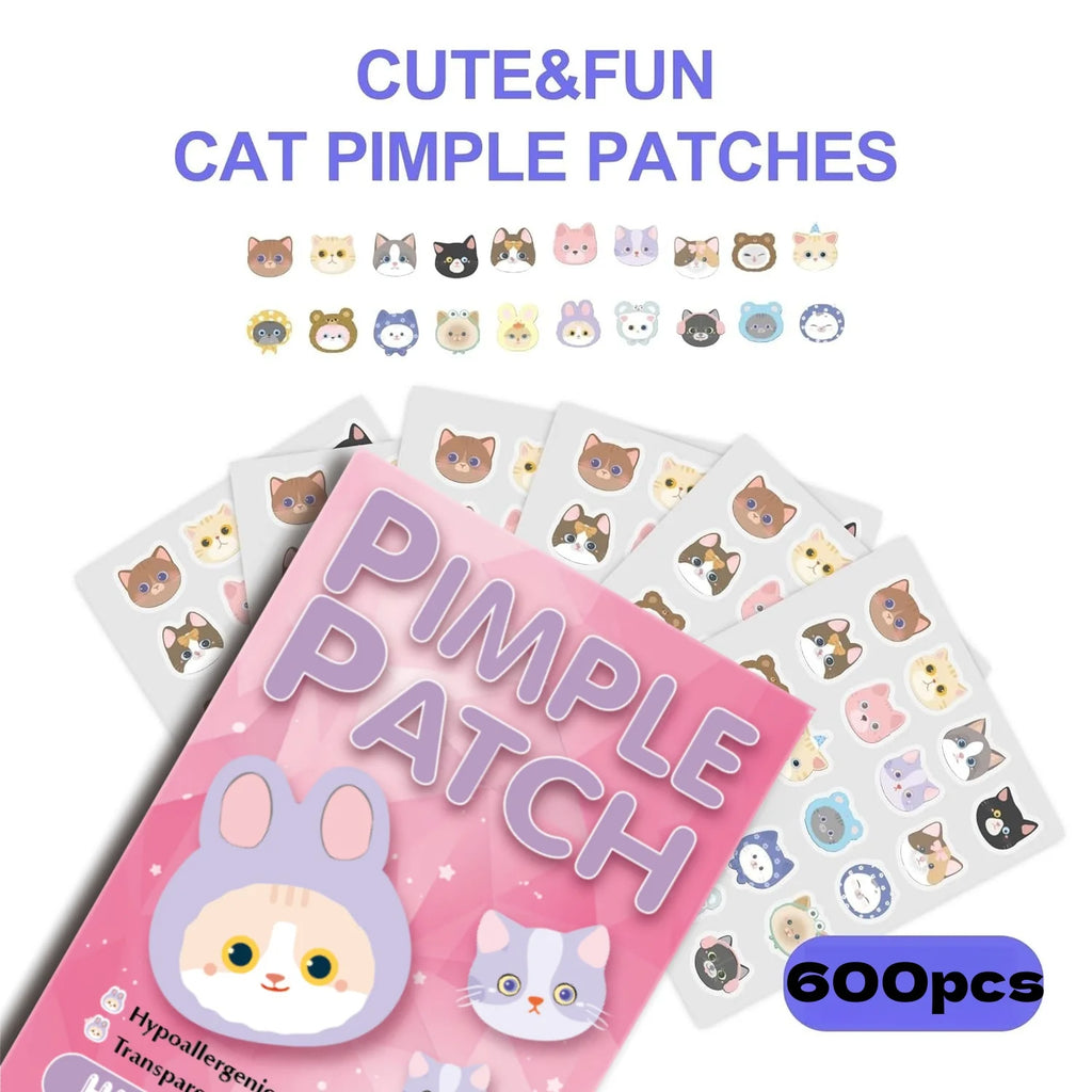 Parches para Acné Diseño Gatito x600