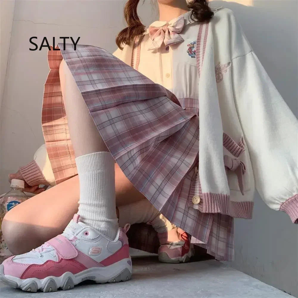 Cárdigan Oversize Bordado — Estilo Harajuku