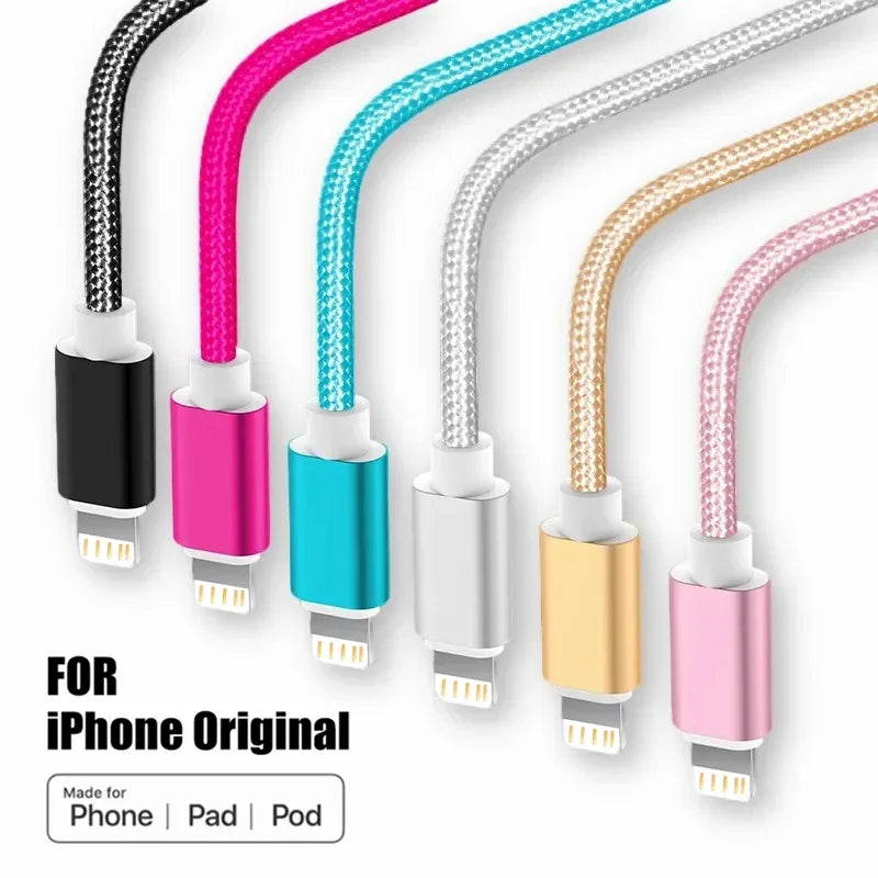 Cable de Carga USB Trenzado para iPhone — Varios Largos