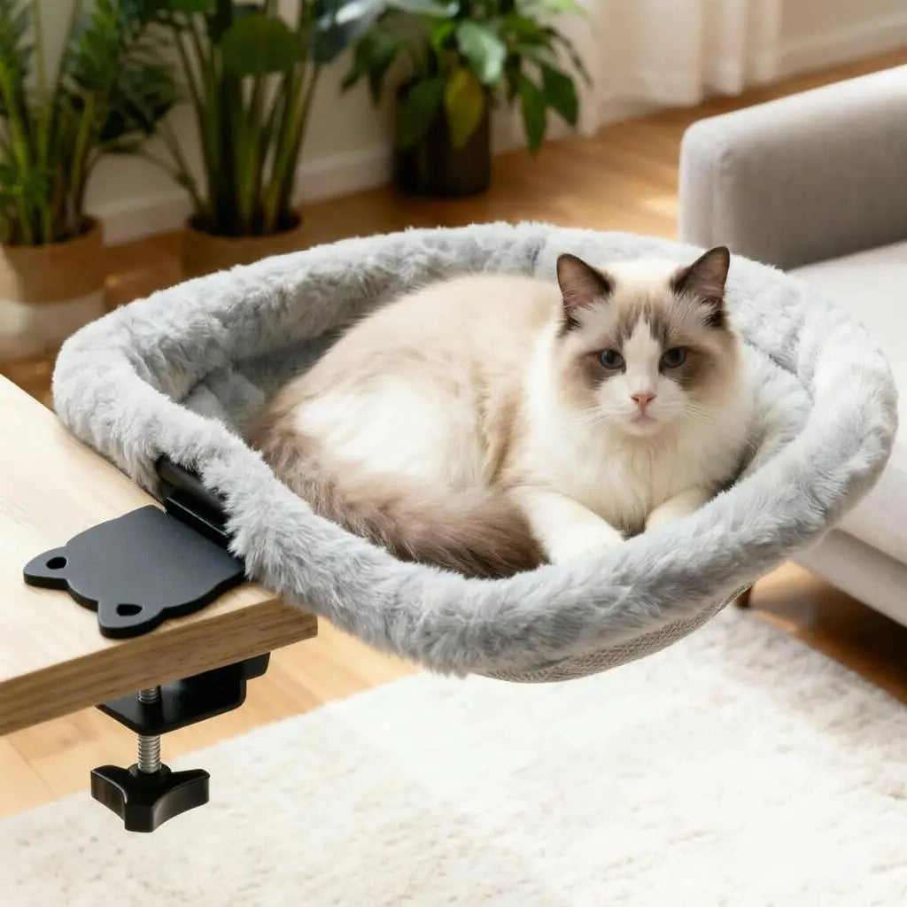 Cama Plegable para Gato de Escritorio