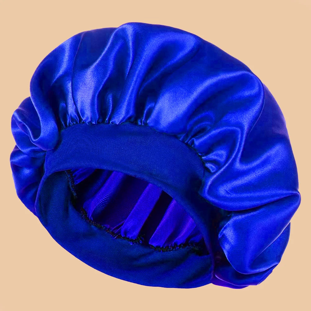 Gorro de Ducha de Satén — Ala Ancha