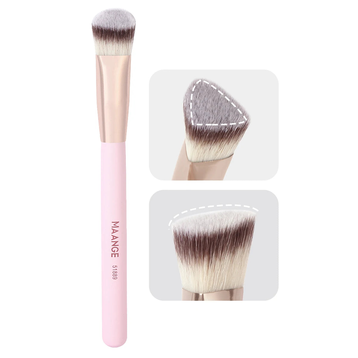 Brocha Triangular para Corrector