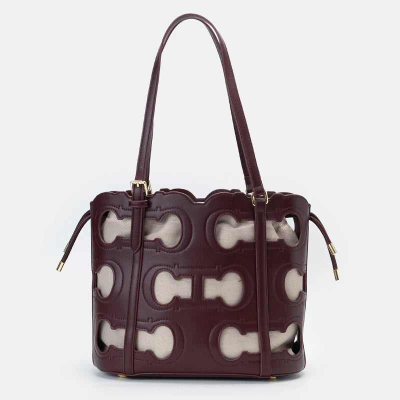 Bolso de Hombro Calado — Gran Capacidad, Línea Premium