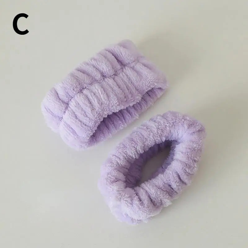Muñequeras Absorbentes para Lavado Facial