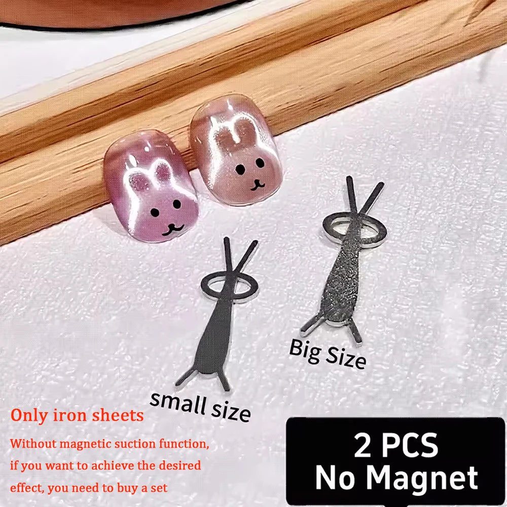 Set de Placas Magnéticas para Uñas — Efecto Ojo de Gato