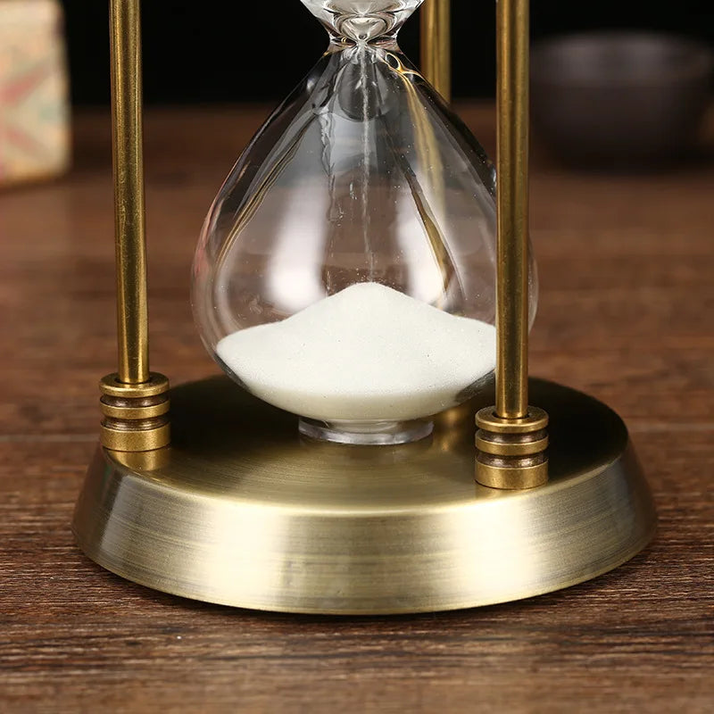 Reloj de Arena Retro Metálico