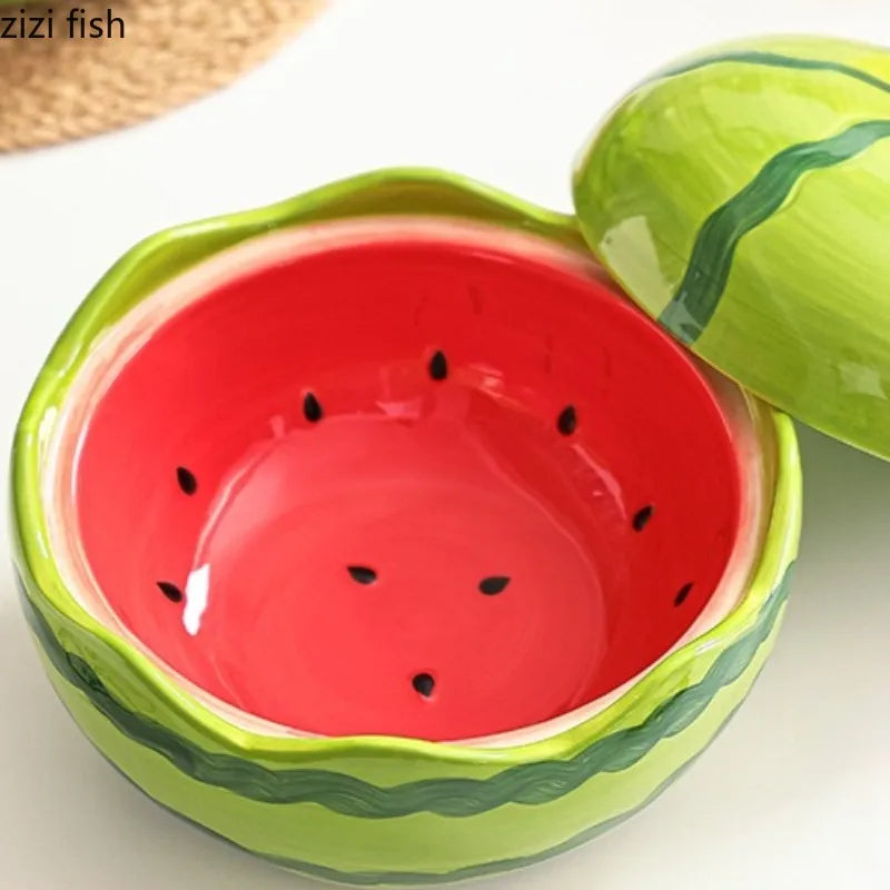 Bowl con Tapa Diseño Sandía
