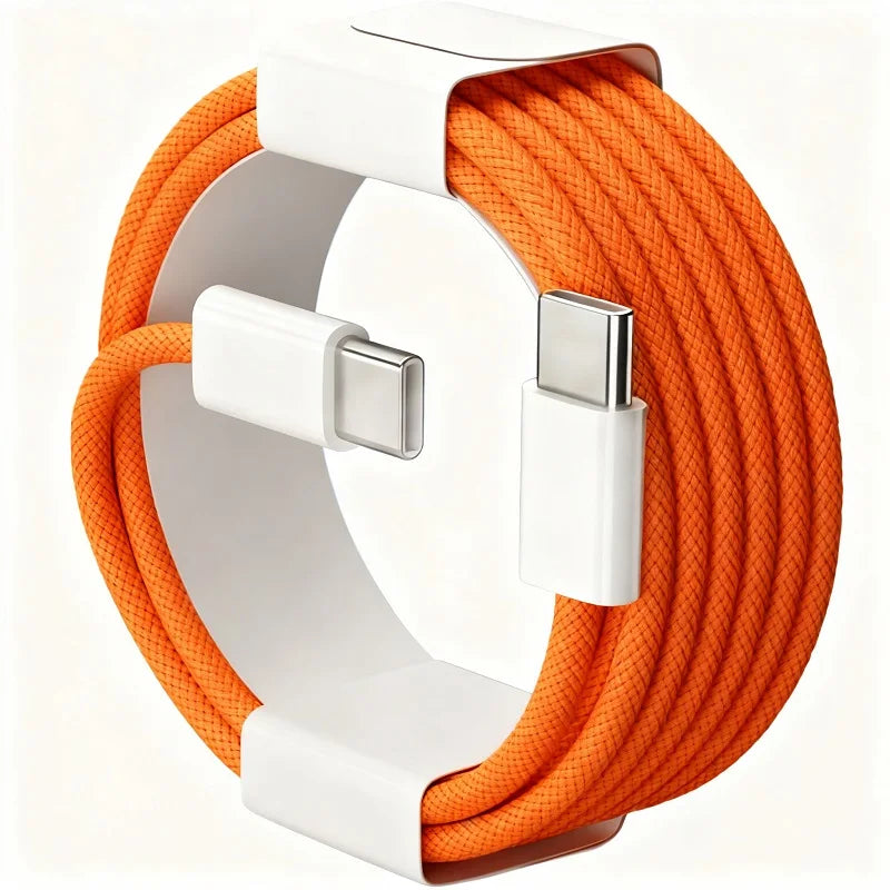 Cable USB-C a USB-C 60W — Carga Rápida Trenzado