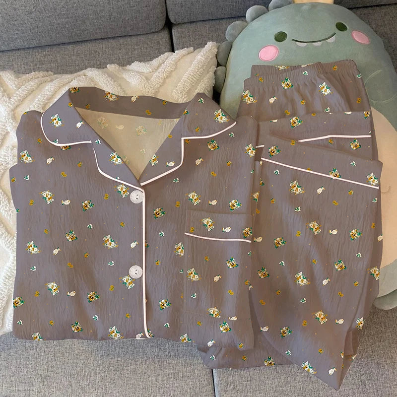 Set de Pijama Conejito Floral