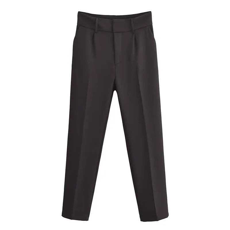 Pantalón Tipo Lápiz de Oficina — Tiro Alto Todo Combina