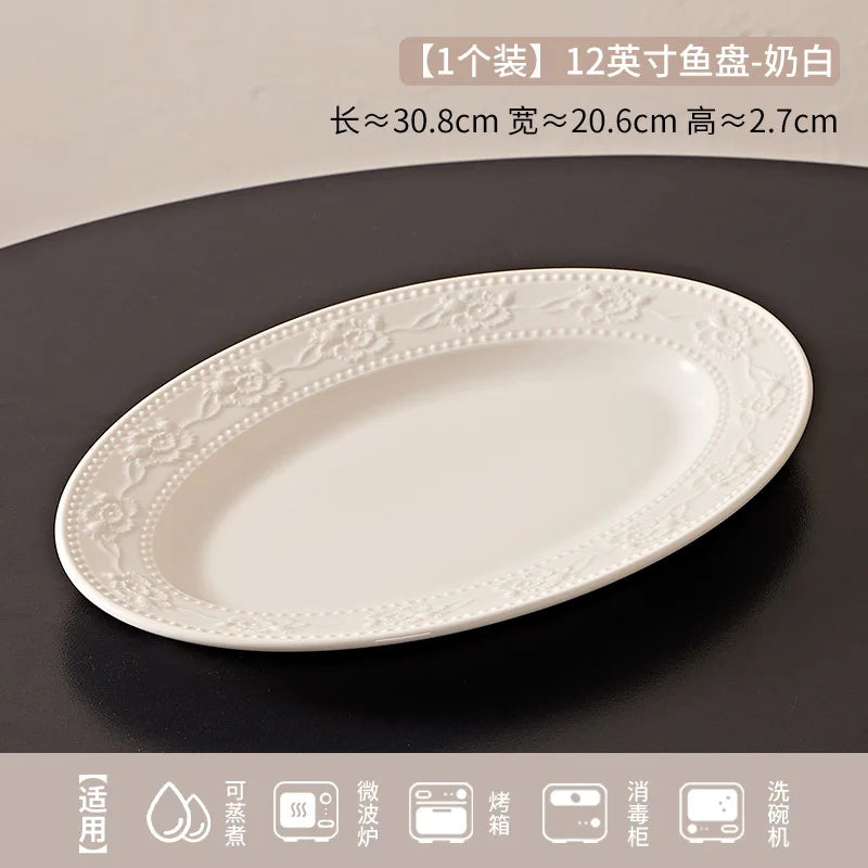 Bowl Relieve Estilo Francés