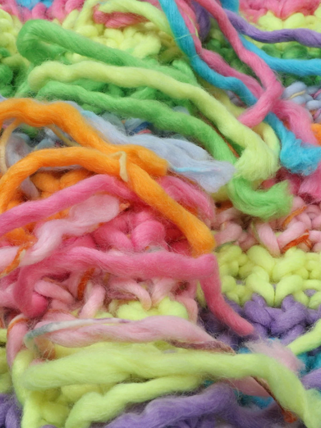 Cárdigan Multicolor Grueso — Cuello V con Botones