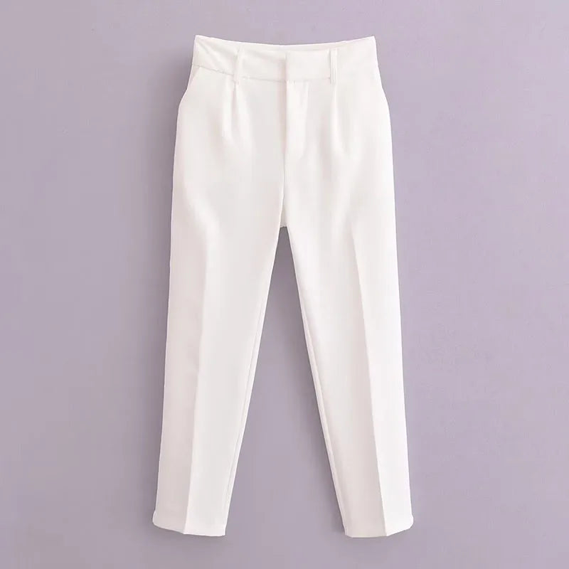 Pantalón Tipo Lápiz de Oficina — Tiro Alto Todo Combina